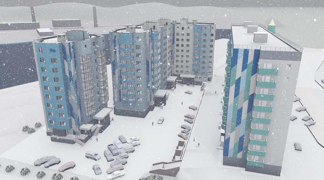 Комплекс жилых домов в Норильске Изображение 18